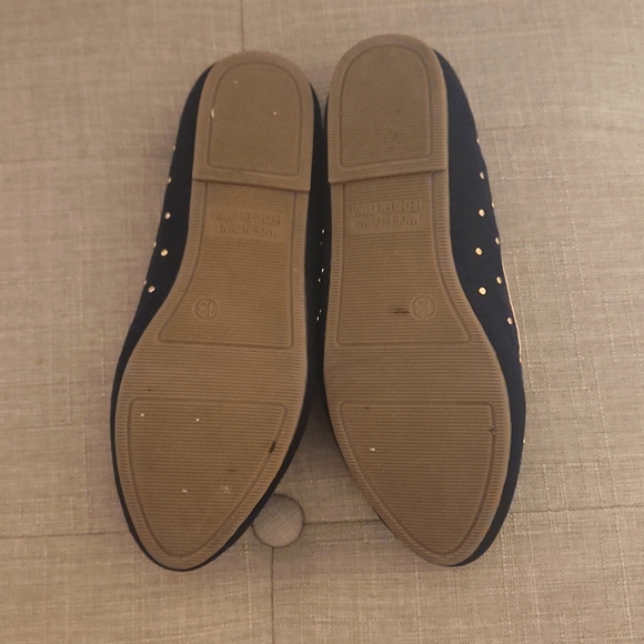 Old Navy- Navy Blue w/ Gold Dots Shoes-Size 13 - Picture 5 of 5